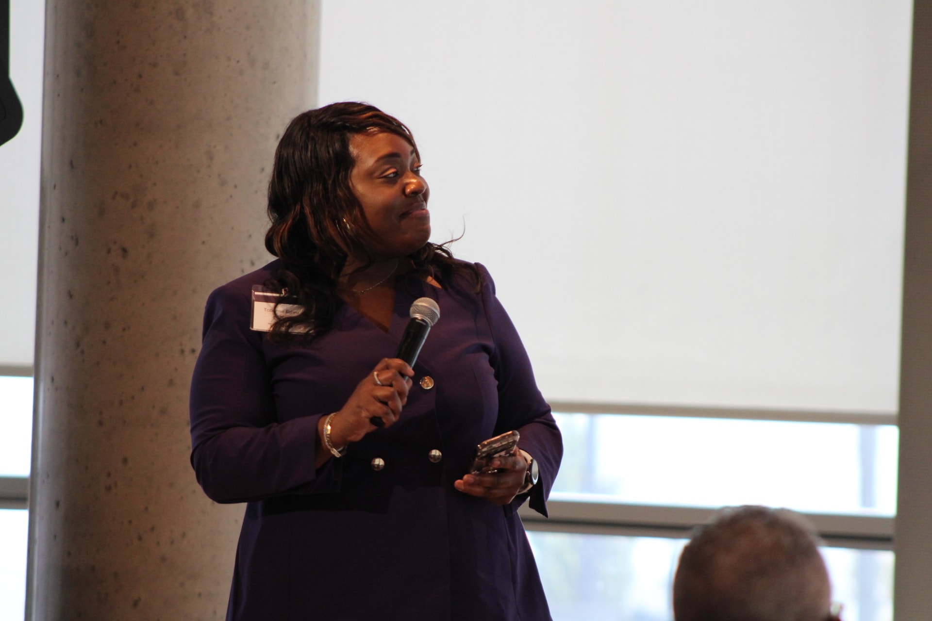 Tobenna Egwu in a professional setting